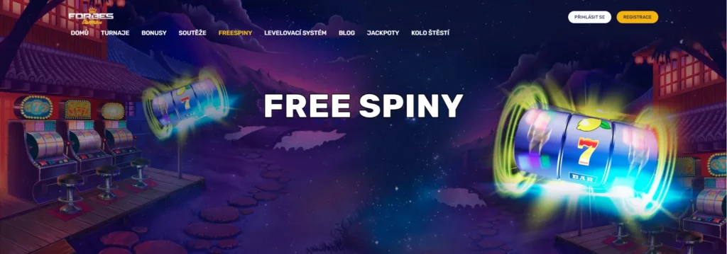 Free Spinů za Registraci