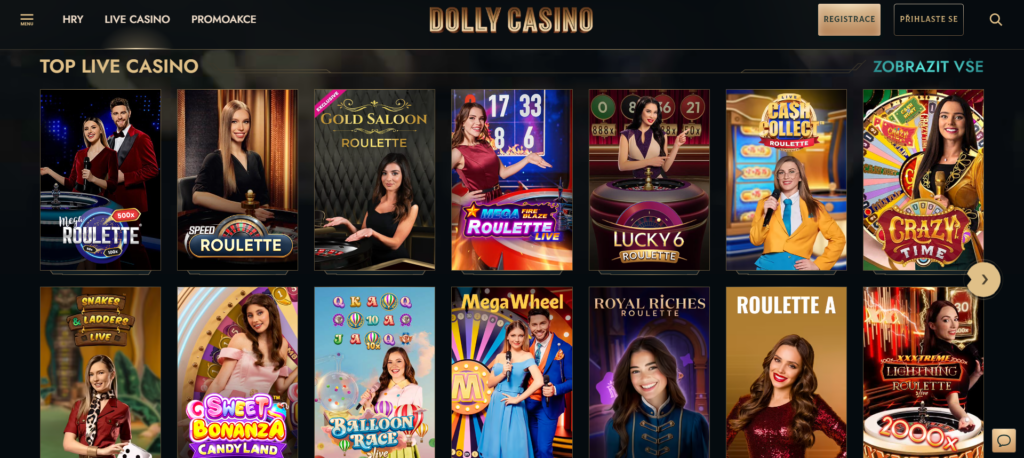 Živé kasino Dolly Casino