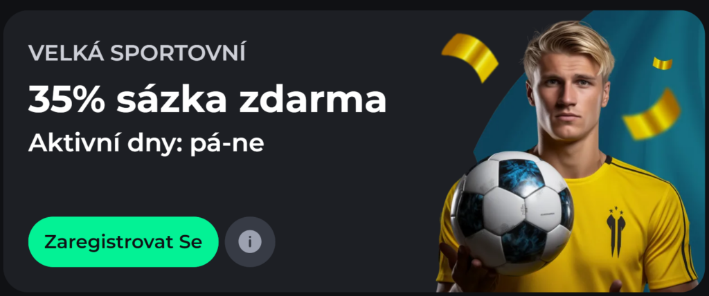 35% sázky zdarma