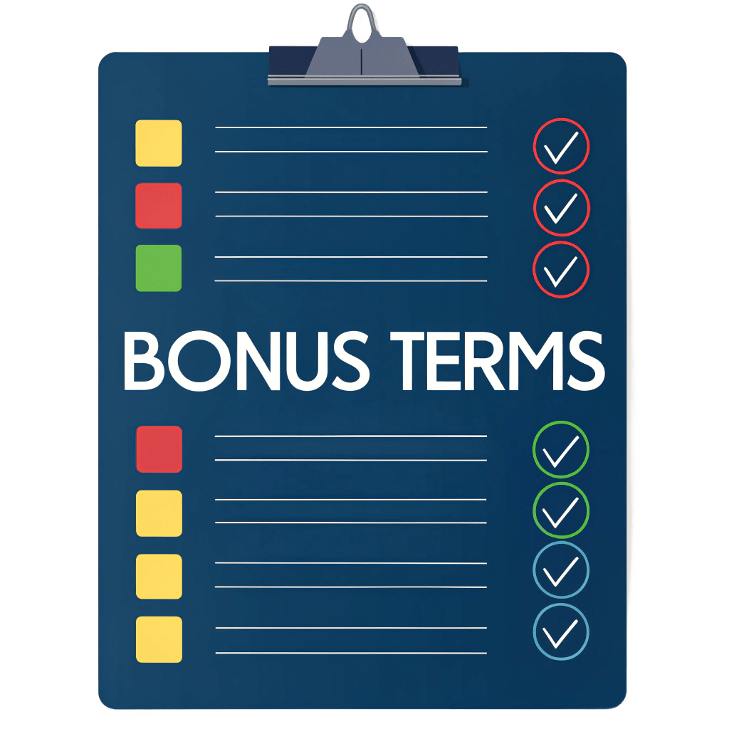 Doplnkové podmienky pre bonus bez vkladu