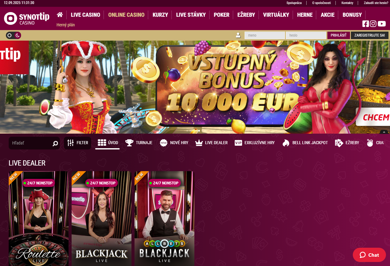 SYNOT TIP casino